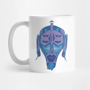 Mountain Blue African Mask No 11 Mug